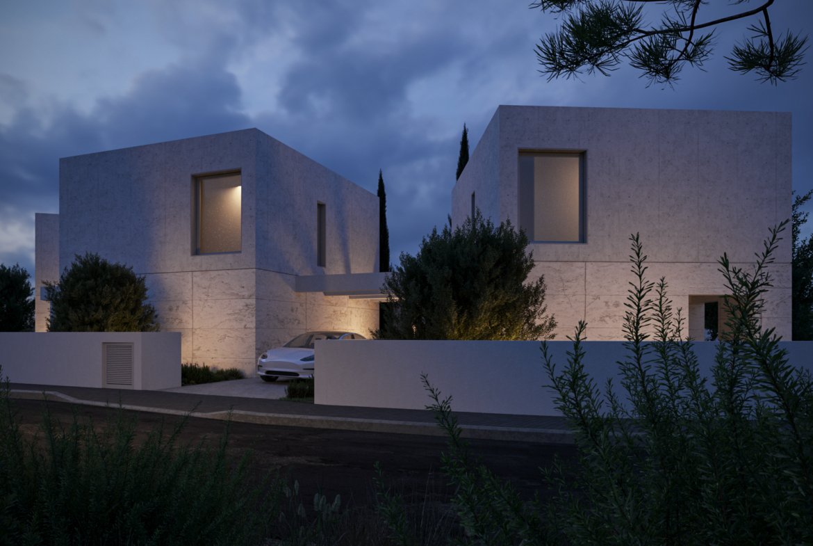 Exclusive Two Bedroom Two Bathroom Beachfront Villas in Geroskipou, Paphos