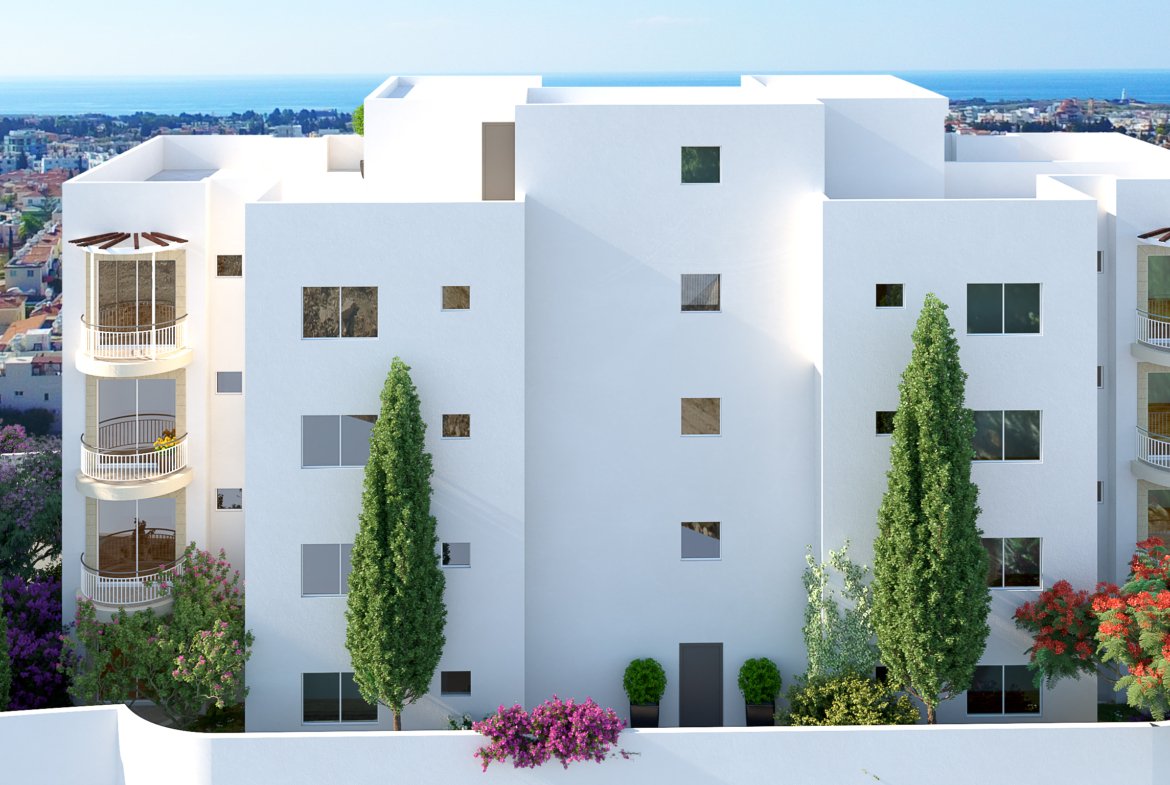 Luxury Ground Floor Two‑Bedroom Apartment in Paphos – Central