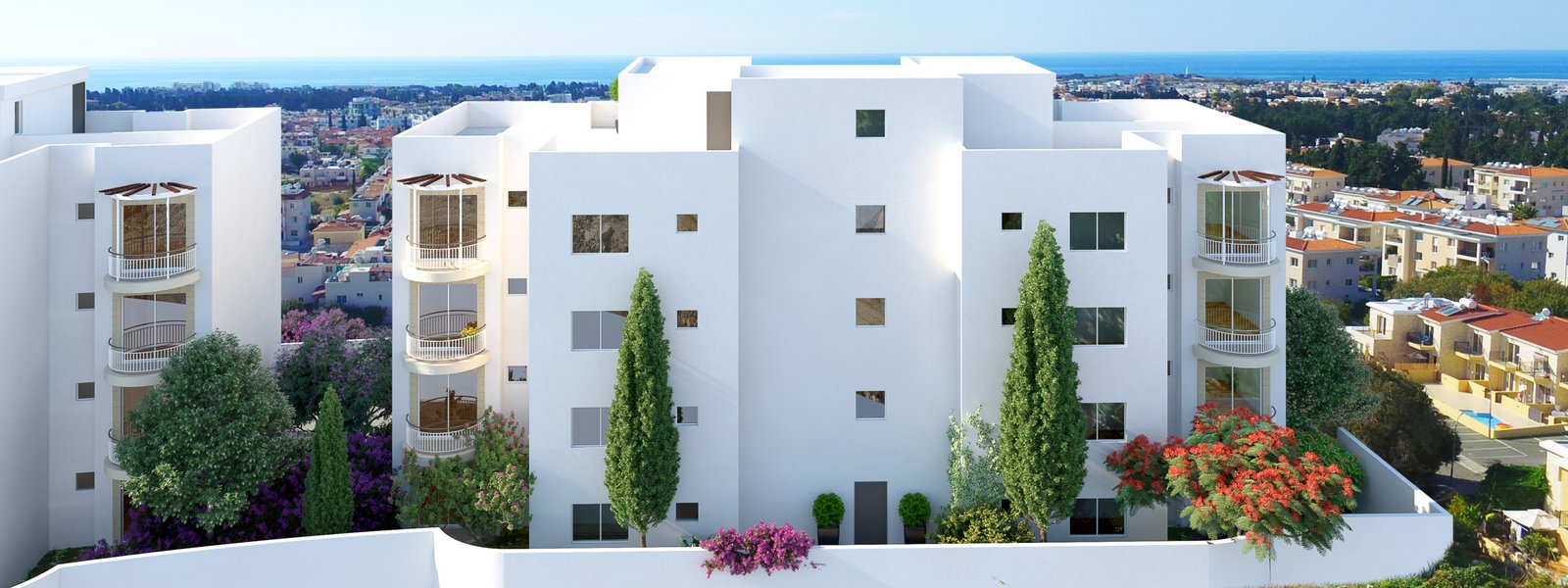 Luxury Ground Floor Two‑Bedroom Apartment in Paphos – Central
