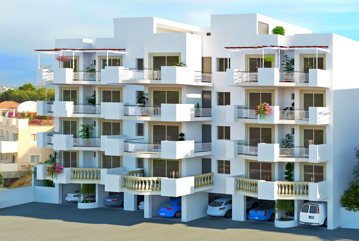 Luxury Ground Floor Two‑Bedroom Apartment in Paphos – Central
