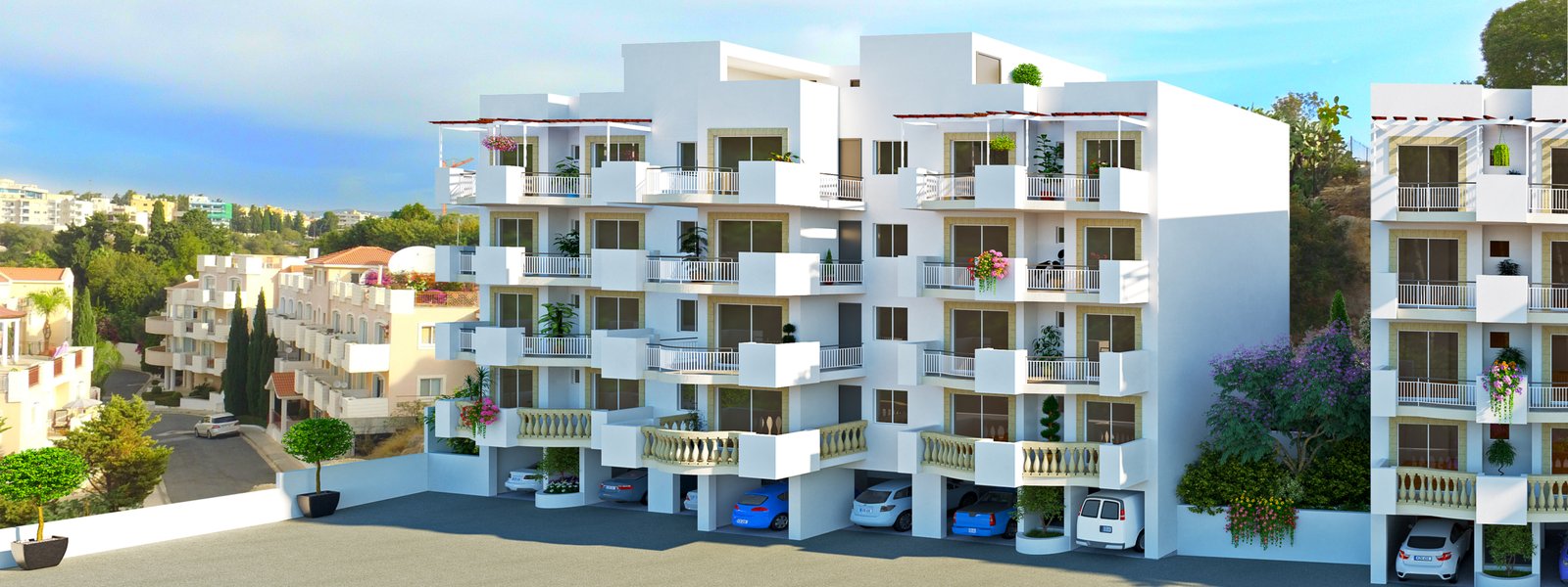 Luxury Ground Floor Two‑Bedroom Apartment in Paphos – Central