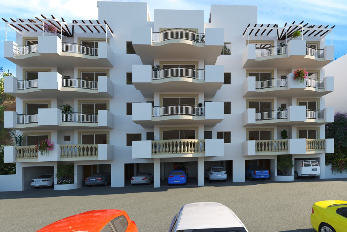 Luxury Ground Floor Two‑Bedroom Apartment in Paphos – Central