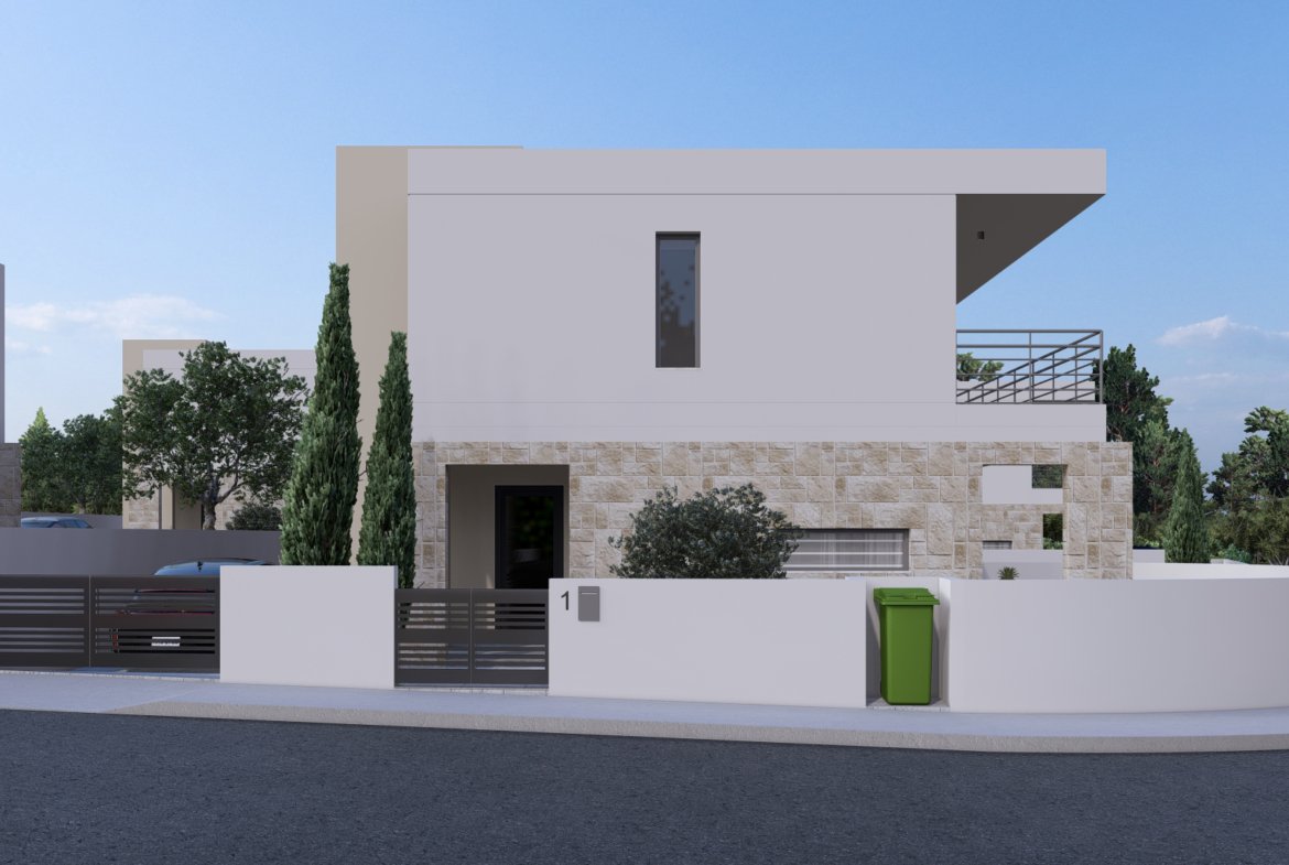 Three Bedroom Three Bathroom Villas in Geroskipou
