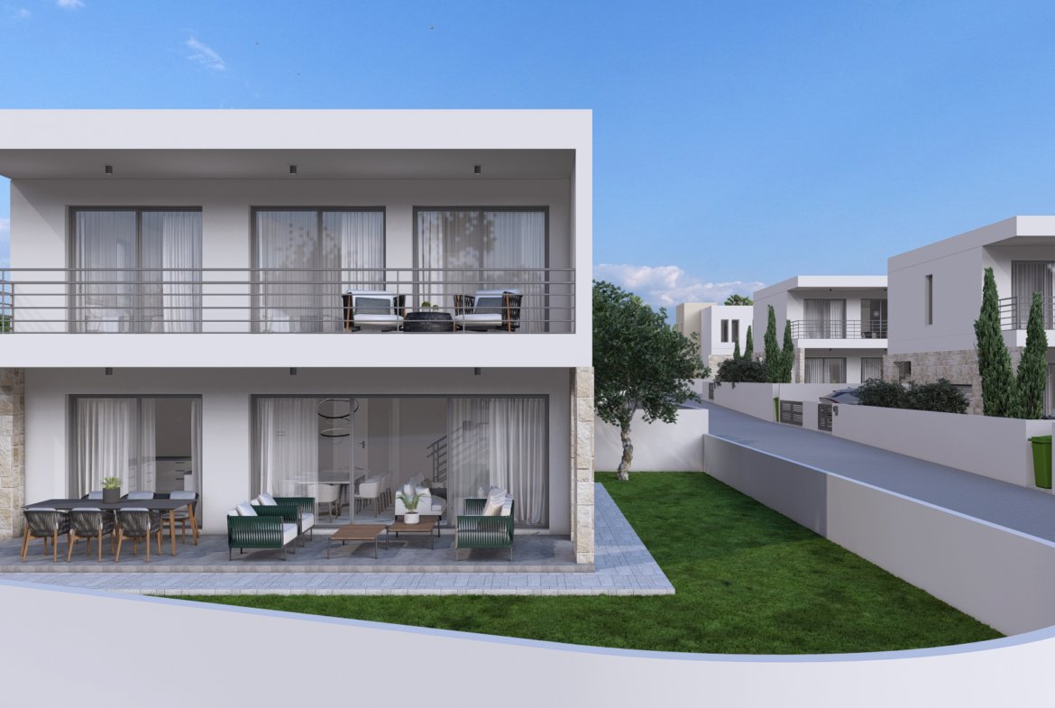 Three Bedroom Three Bathroom Villas in Geroskipou