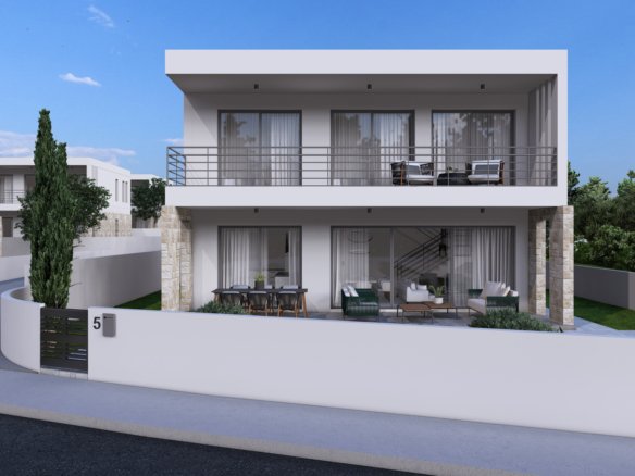 Three Bedroom Three Bathroom Villas in Geroskipou
