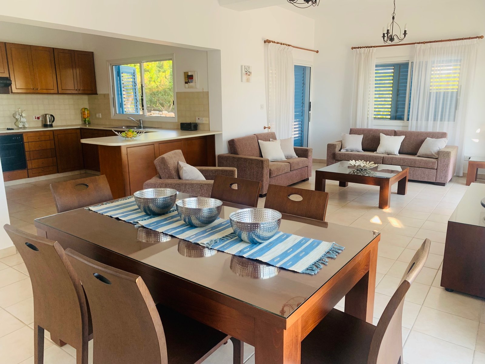 Charming Three Bedroom Mediterranean Bungalow in Sea Caves Pegeia