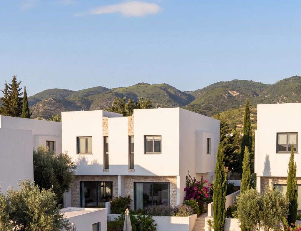 Contemporary Three Bedroom Semi-Detached Villas in Prime Pegeia Location