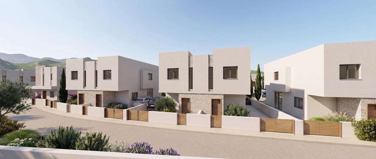 Contemporary Three Bedroom Semi-Detached Villas in Prime Pegeia Location