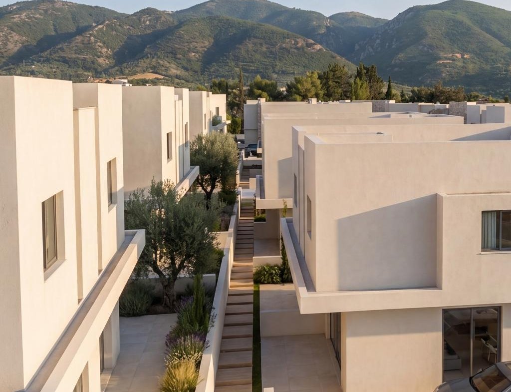 Contemporary Three Bedroom Semi-Detached Villas in Prime Pegeia Location
