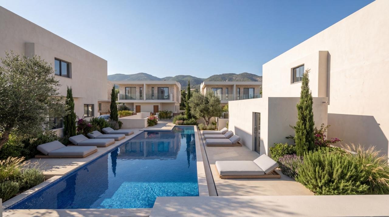 Contemporary Three Bedroom Detached Villas in Prime Pegeia Location