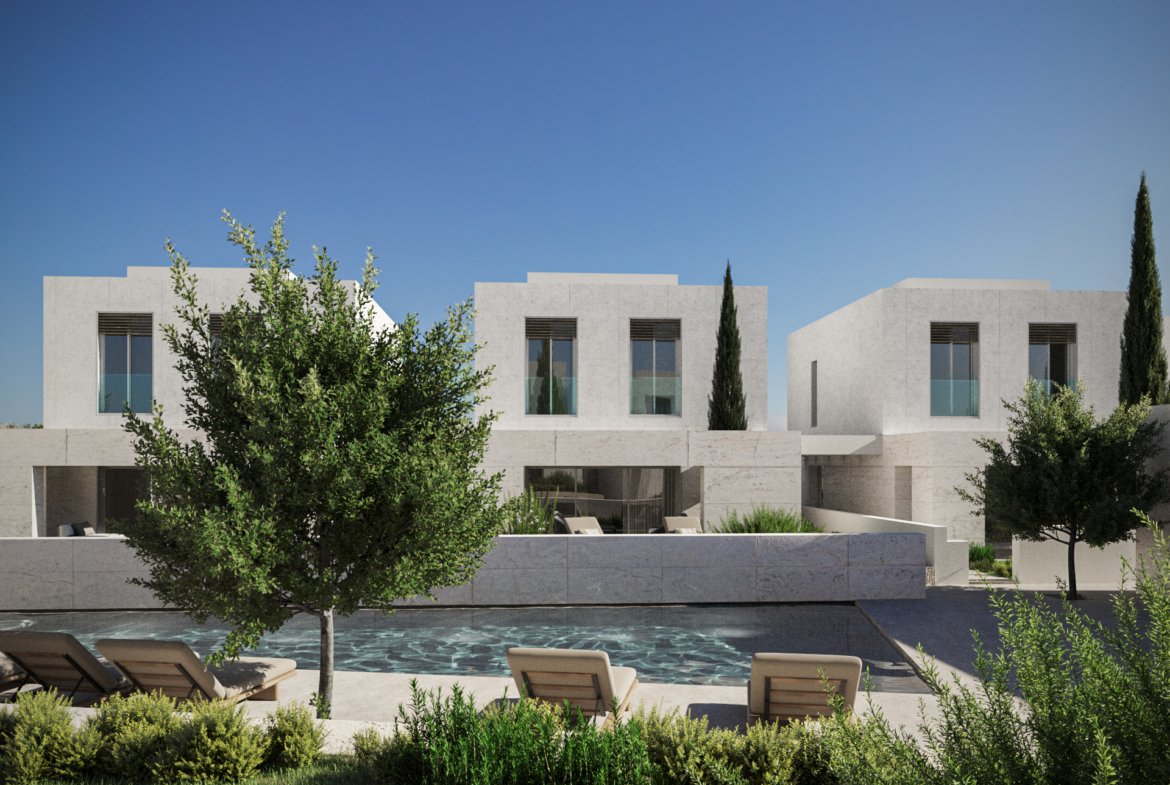 Exclusive Two Bedroom Two Bathroom Beachfront Villas in Geroskipou, Paphos