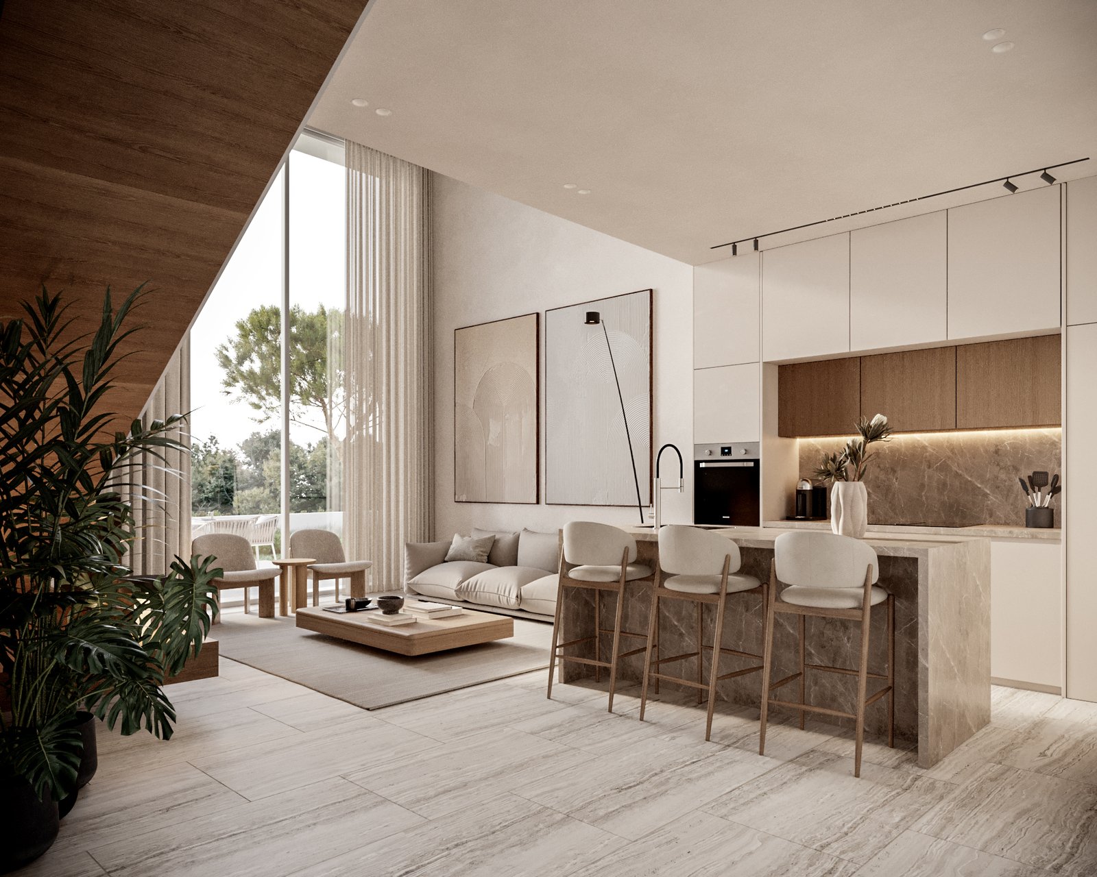 Exclusive Two Bedroom Two Bathroom Beachfront Villas in Geroskipou, Paphos