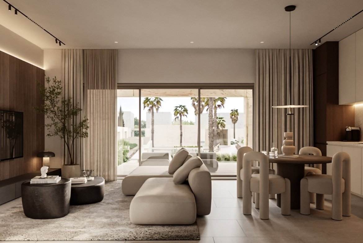 Exclusive Two Bedroom Two Bathroom Beachfront Villas in Geroskipou, Paphos