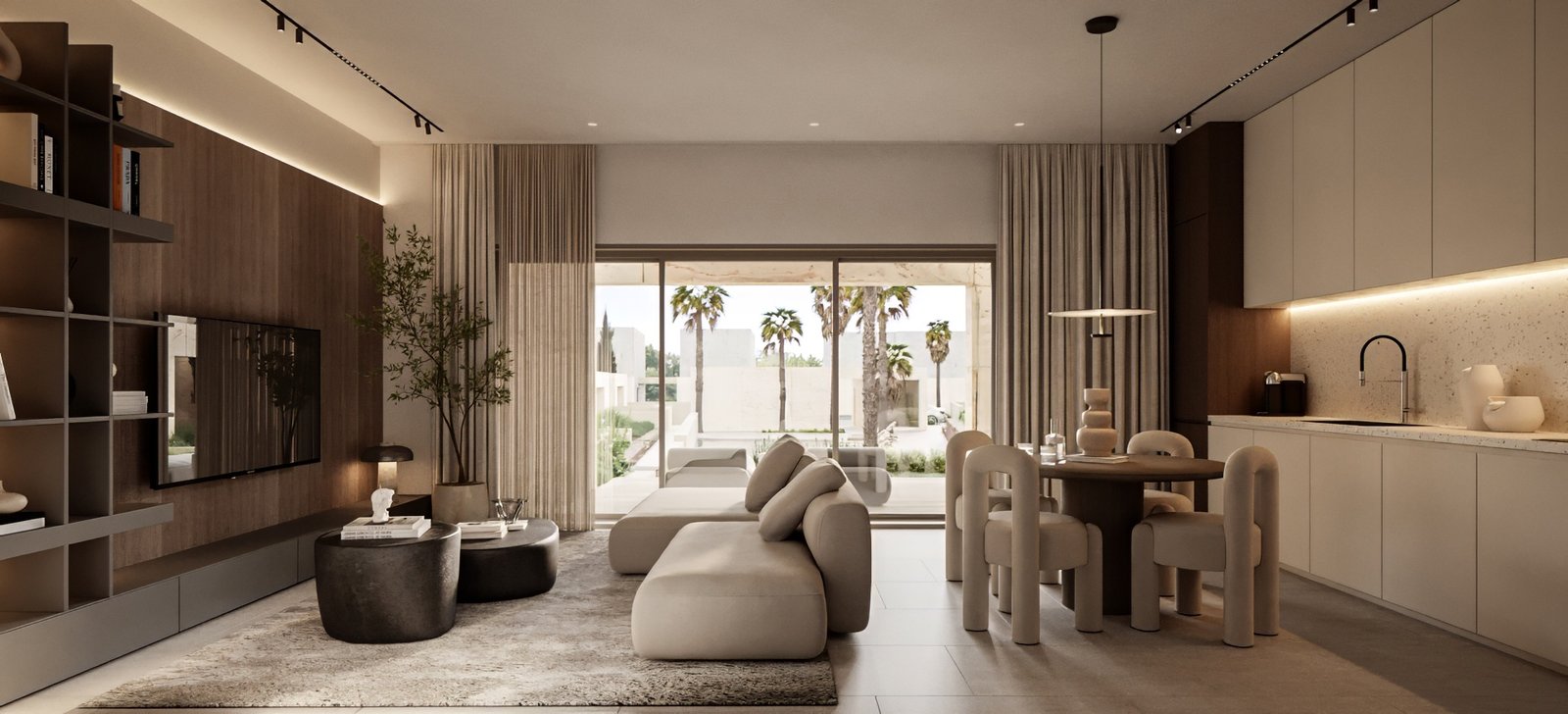 Exclusive Two Bedroom Two Bathroom Beachfront Villas in Geroskipou, Paphos