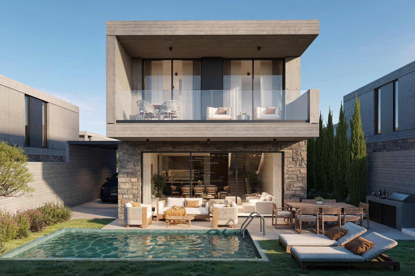 Modern Three-Bedroom Villa for Sale in Geroskipou