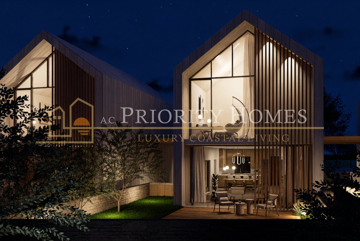 Exclusive Three Bedroom Detached Villas in Gated Community in Kissonerga, Paphos
