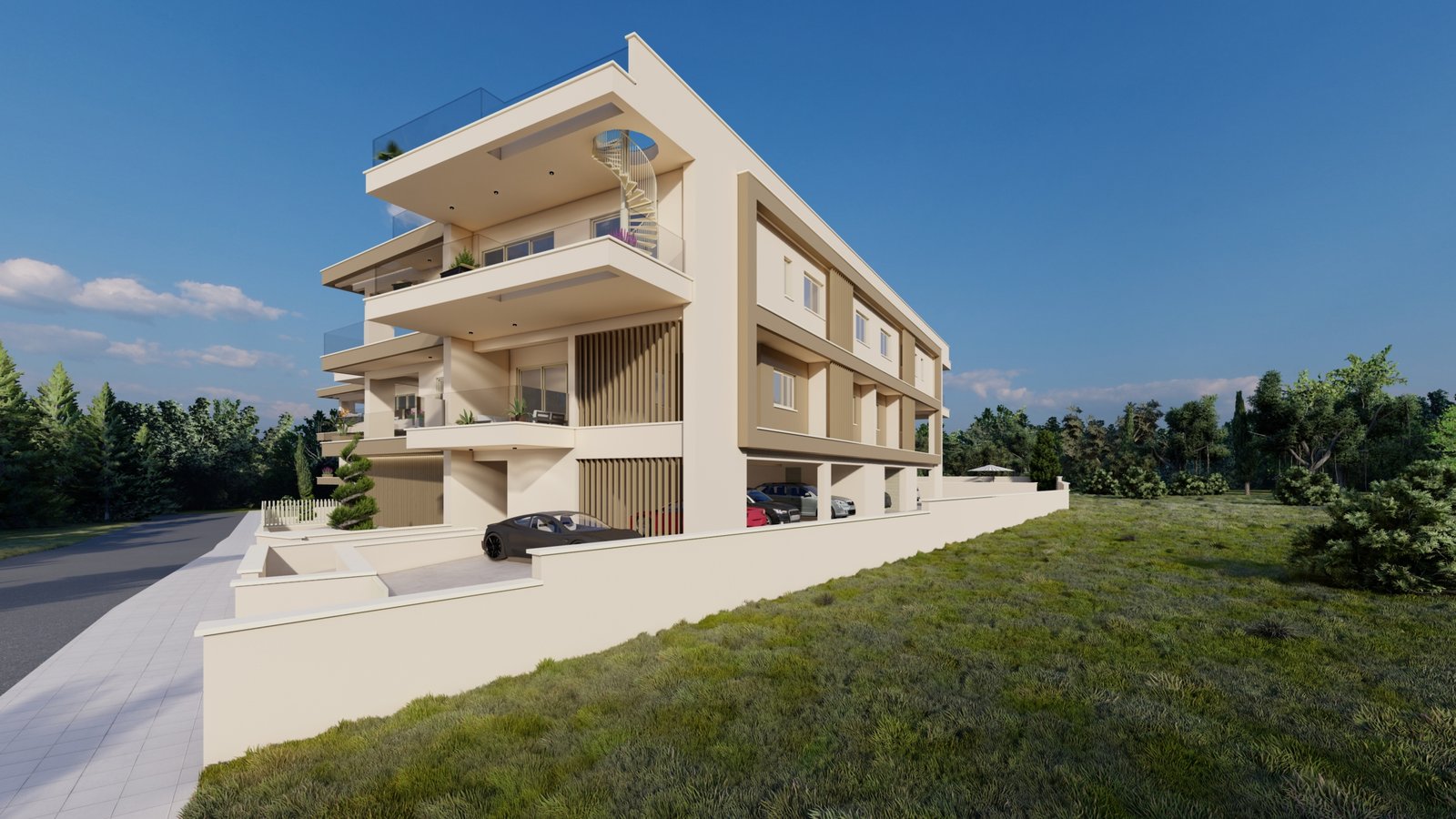 Contemporary Three-Bedroom Apartment in Pegeia