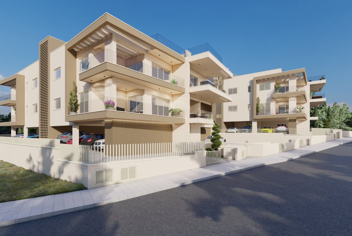 Contemporary Three-Bedroom Apartment in Pegeia