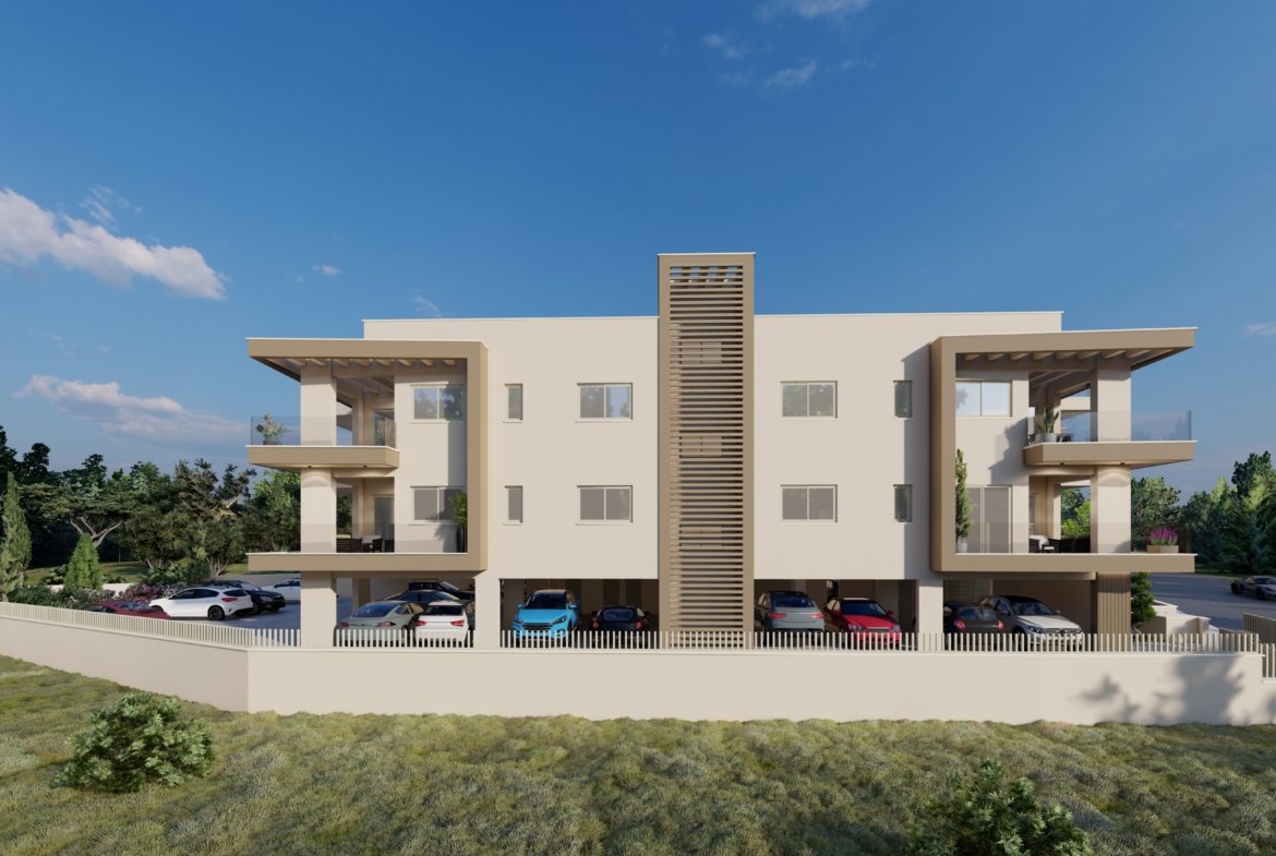 Contemporary Three-Bedroom Apartment in Pegeia