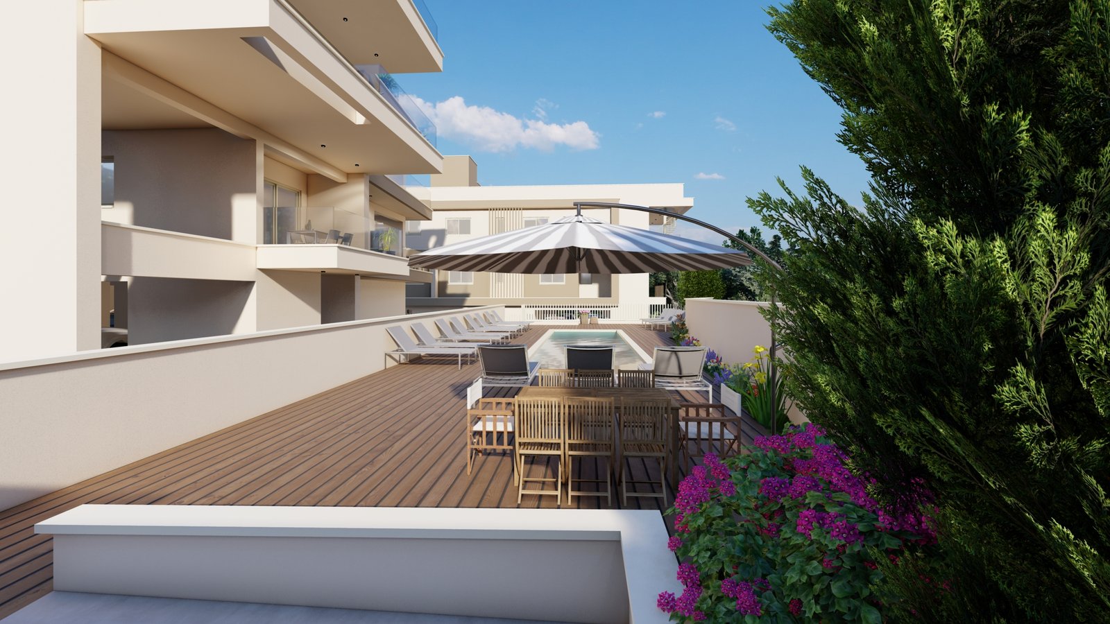 Contemporary Three-Bedroom Apartment in Pegeia