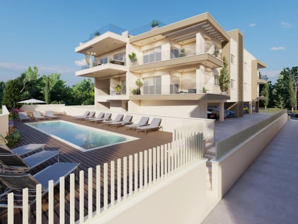 Contemporary Three-Bedroom Apartment in Pegeia