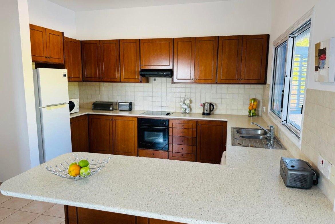 Charming Three Bedroom Mediterranean Bungalow in Sea Caves Pegeia