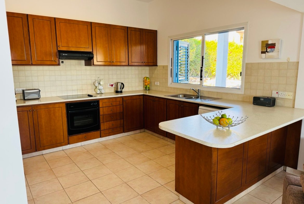 Charming Three Bedroom Mediterranean Bungalow in Sea Caves Pegeia