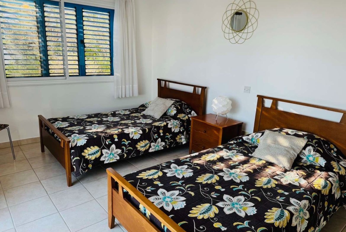 Charming Three Bedroom Mediterranean Bungalow in Sea Caves Pegeia