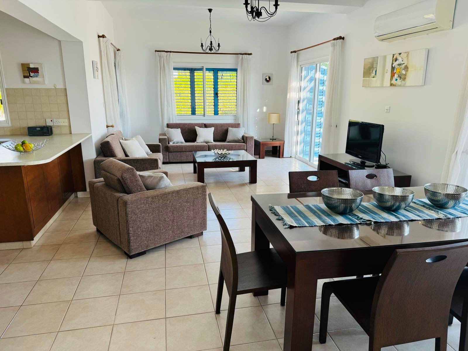 Charming Three Bedroom Mediterranean Bungalow in Sea Caves Pegeia
