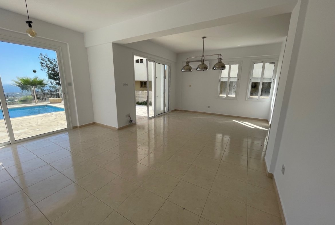 Exceptional Four Bedroom Detached Villa with Private Pool and Panoramic Sea Views in Pegeia