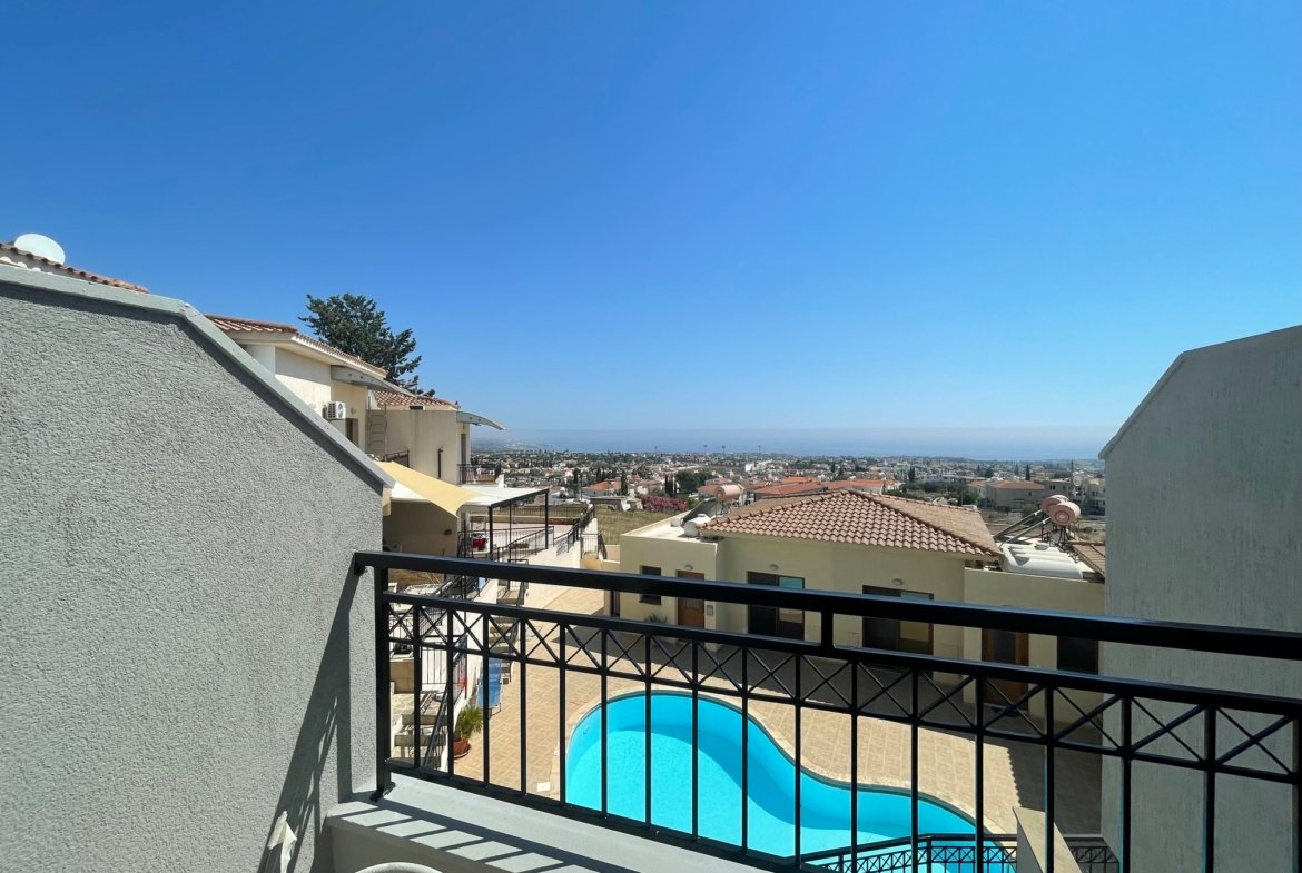 Two Bedroom Semi Detached Corner Townhouse in Pegeia