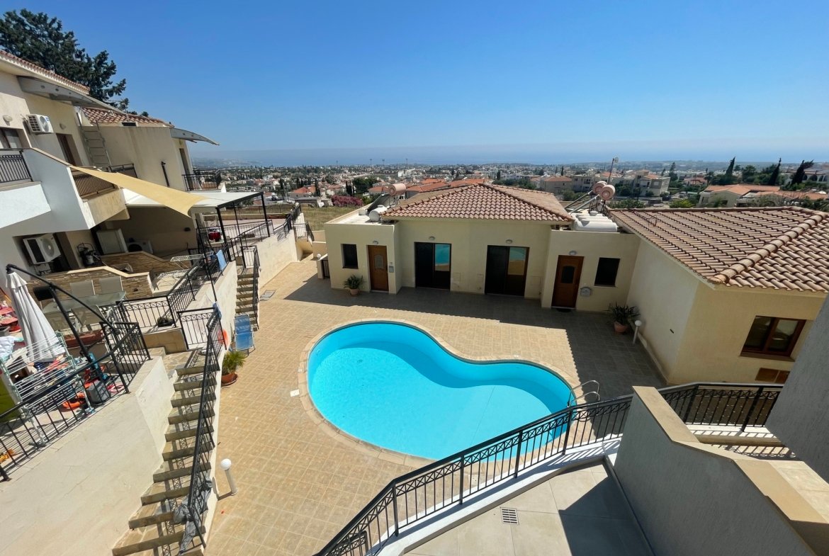 Two Bedroom Semi Detached Corner Townhouse in Pegeia