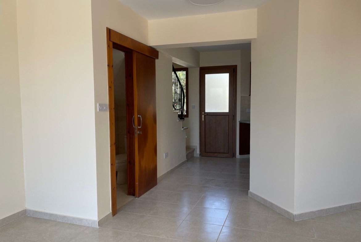 Two Bedroom Semi Detached Corner Townhouse in Pegeia