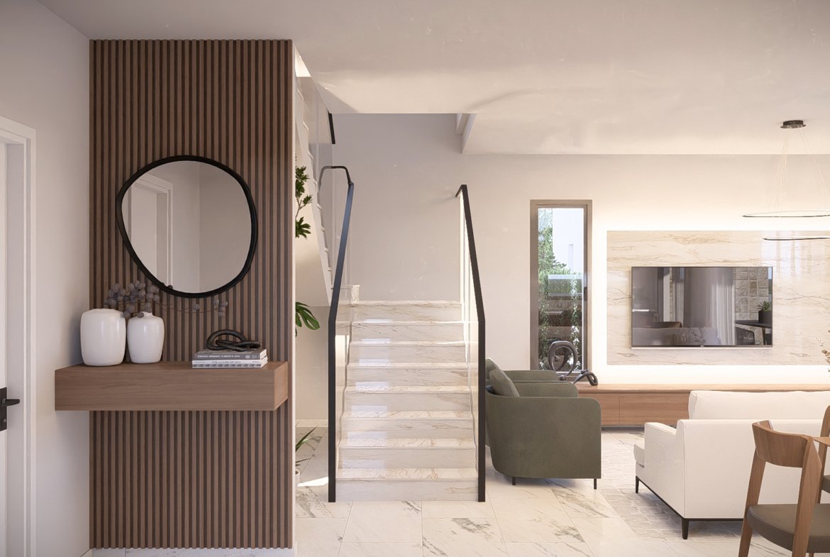 Three Bedroom Three Bathroom Villas in Geroskipou