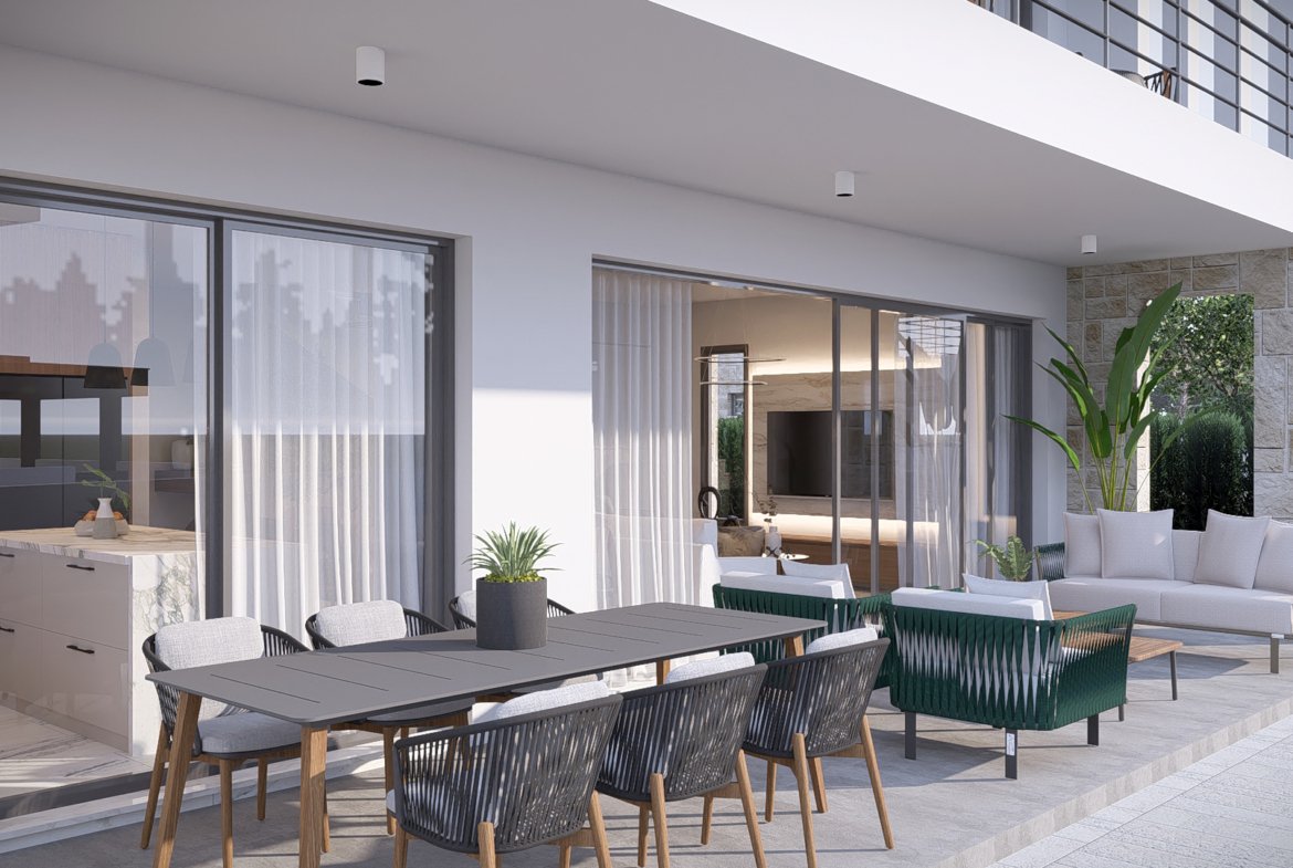 Three Bedroom Three Bathroom Villas in Geroskipou