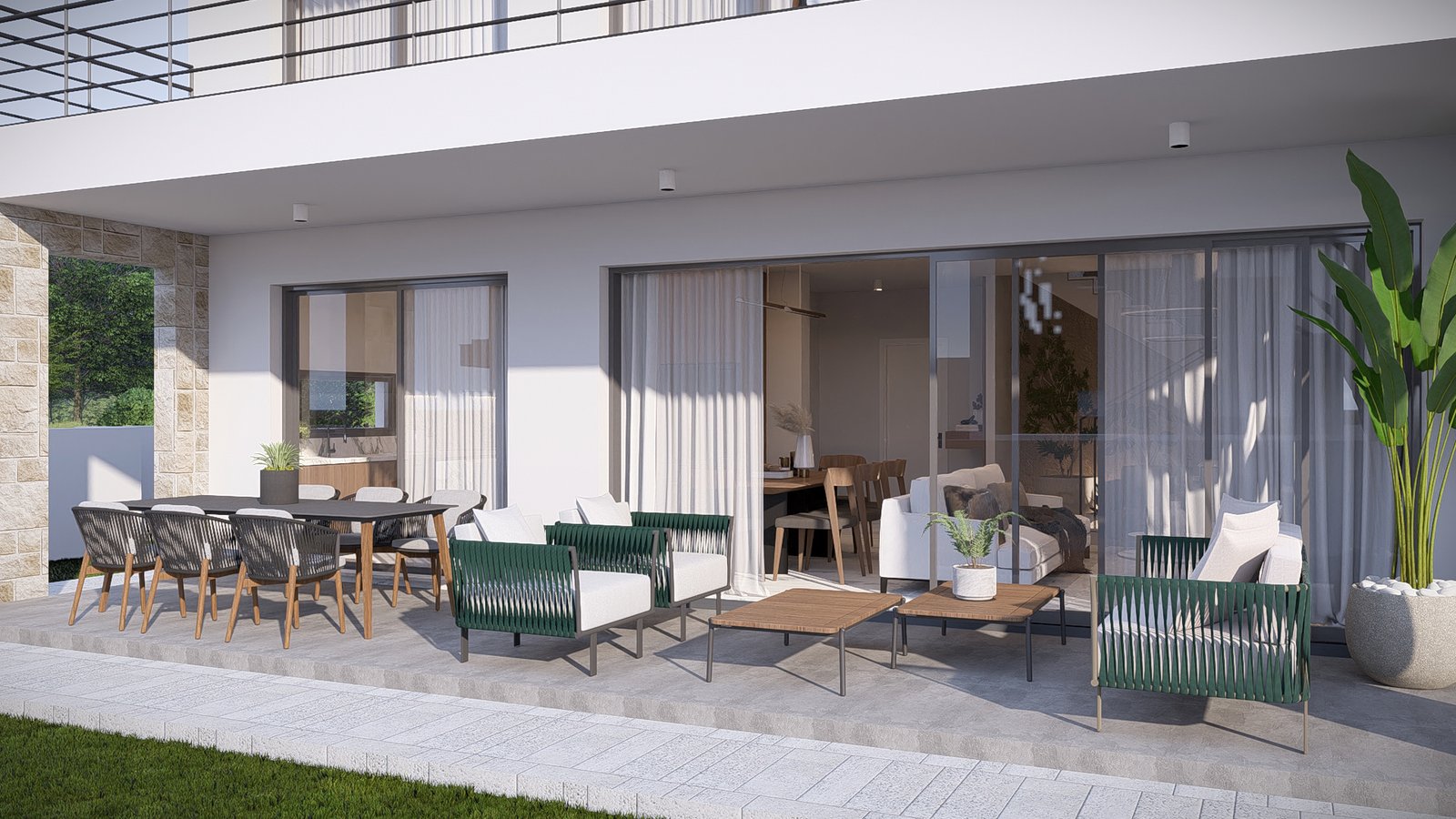 Three Bedroom Three Bathroom Villas in Geroskipou