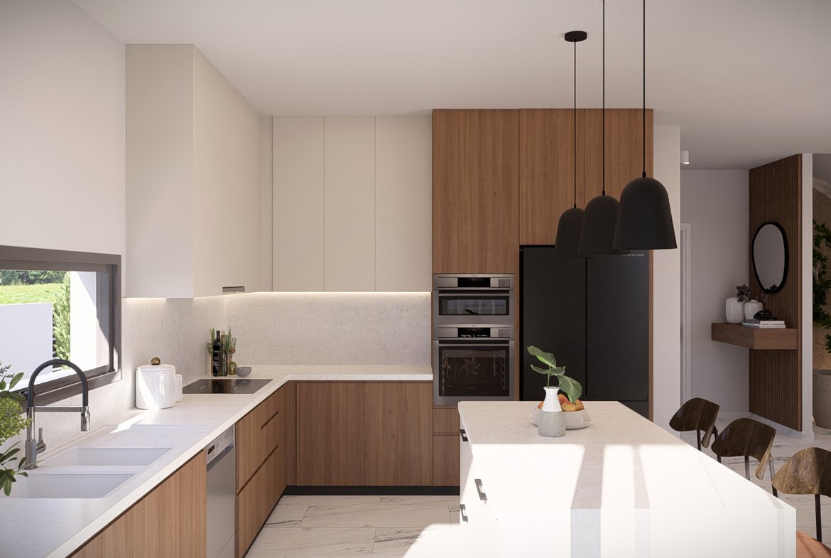 Three Bedroom Three Bathroom Villas in Geroskipou