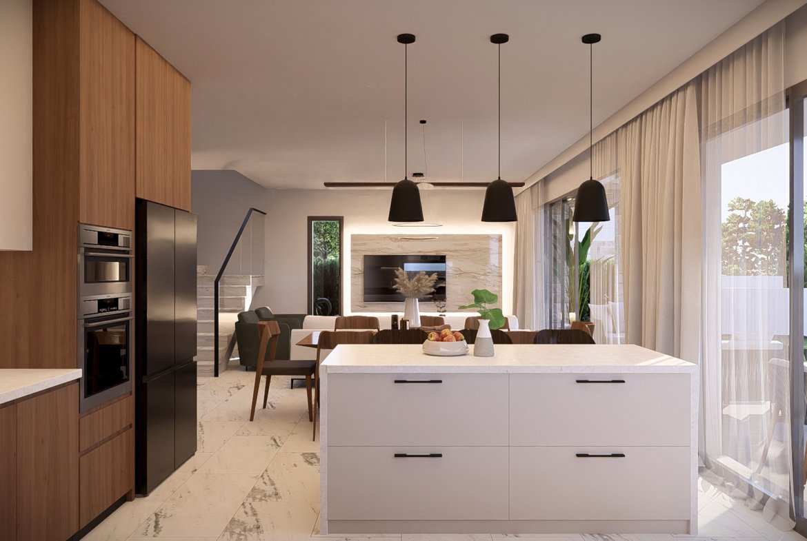 Three Bedroom Three Bathroom Villas in Geroskipou