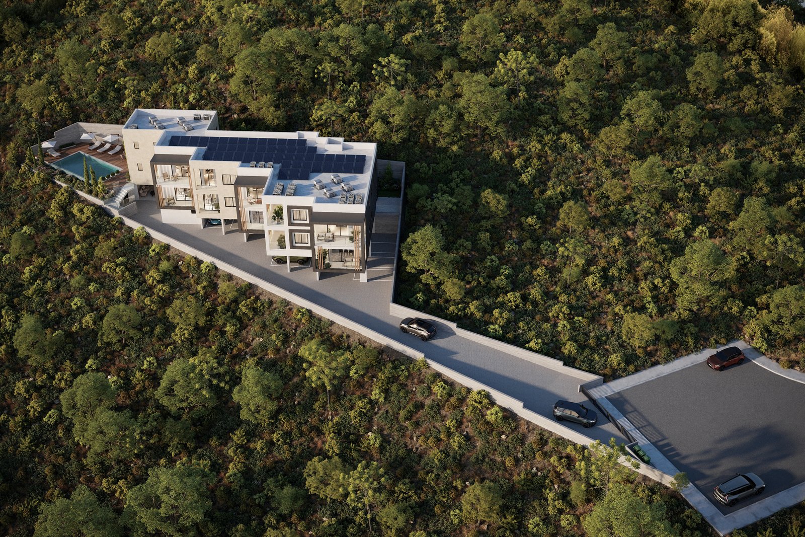Modern One Bedroom Apartments with Sea Views in Konia, Paphos