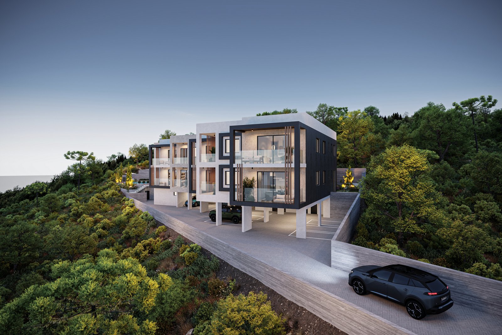 Modern One Bedroom Apartments with Sea Views in Konia, Paphos