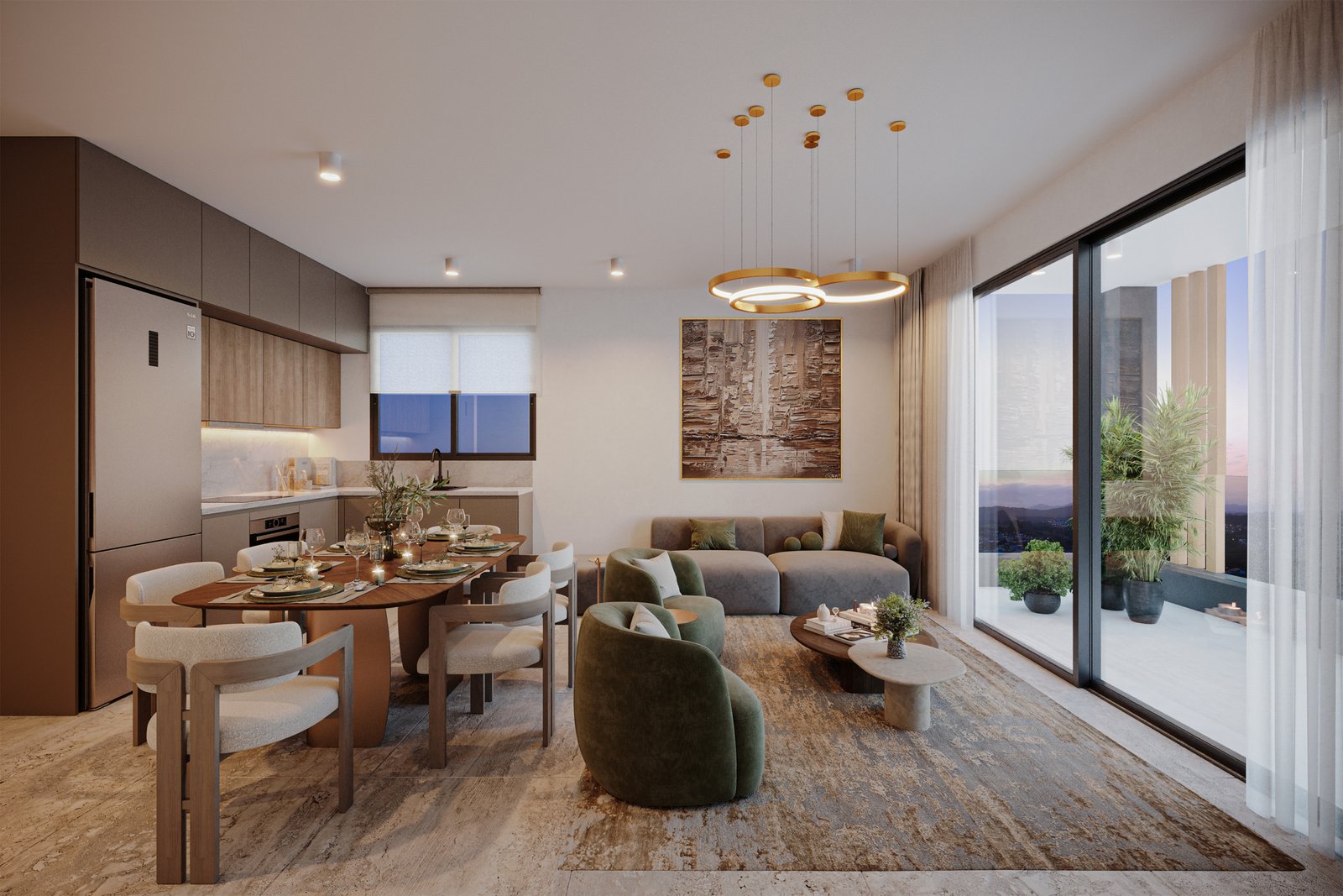 Modern One Bedroom Apartments with Sea Views in Konia, Paphos