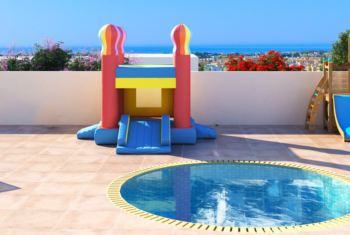 Luxury Ground Floor Two‑Bedroom Apartment in Paphos – Central