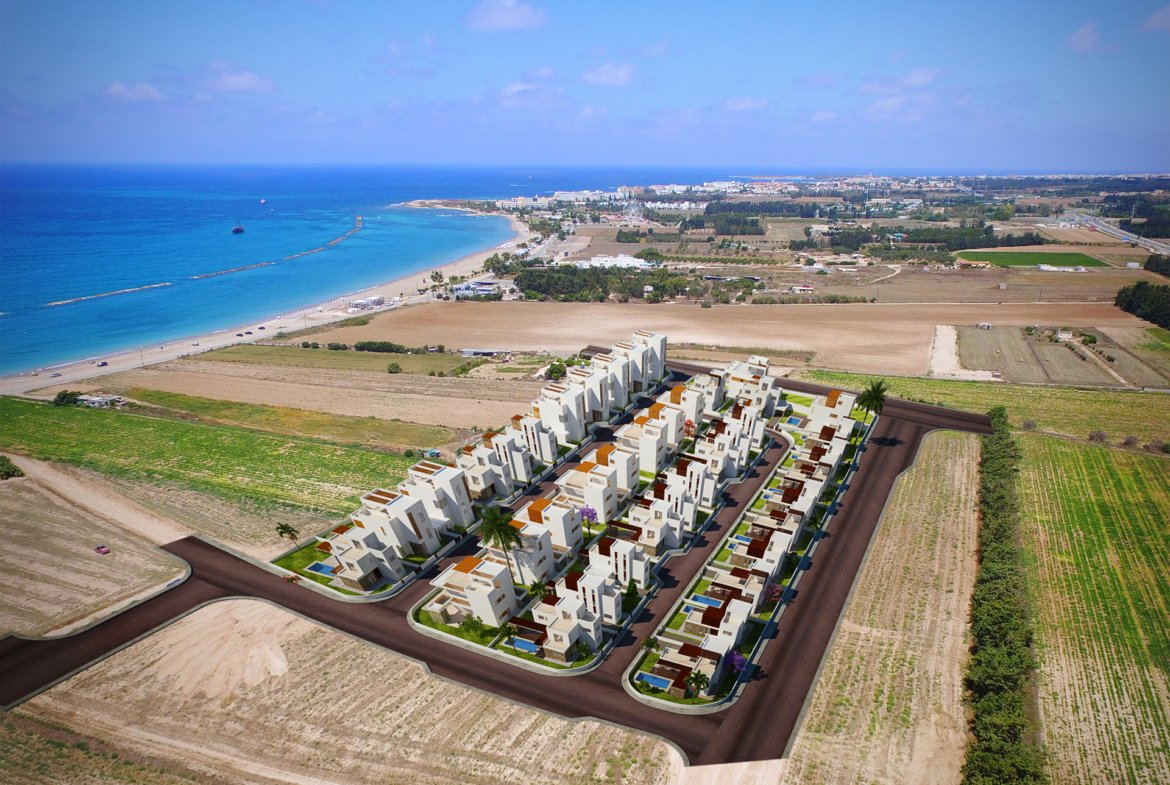 Luxury Four-Bedroom Four Bathroom Coastal Villas in Geroskipou