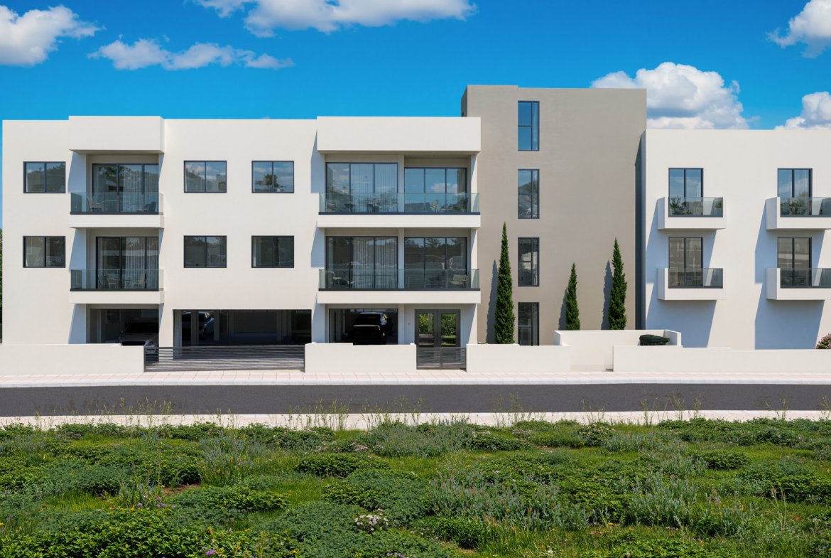 Modern Three-Bedroom Apartments with Sea Views in Chloraka, Paphos