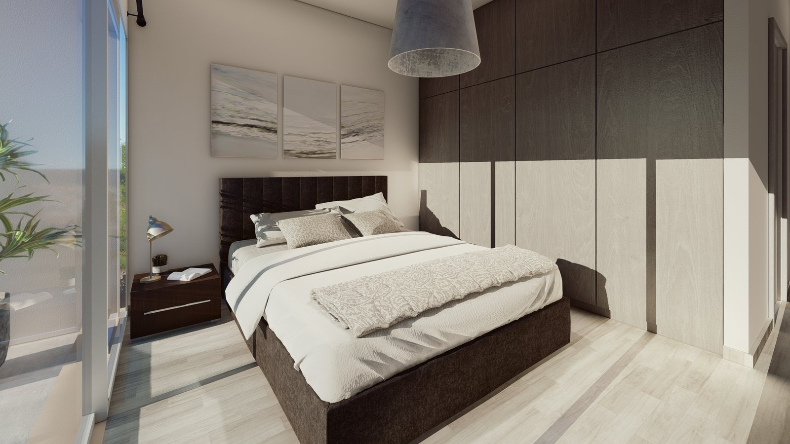 Melania Gardens D_Begonia Block 2 – Bedroom Modern Three-Bedroom Apartments with Sea Views in Chloraka, Paphos