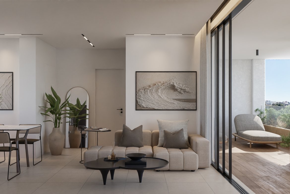 Modern One Bedroom Apartments in Tomb of Kings Paphos