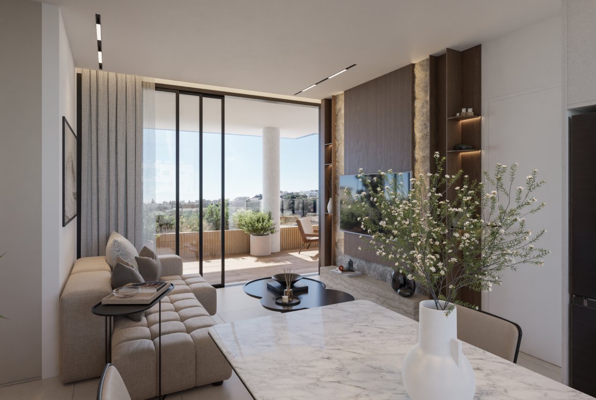 Modern One Bedroom Apartments in Tomb of Kings Paphos