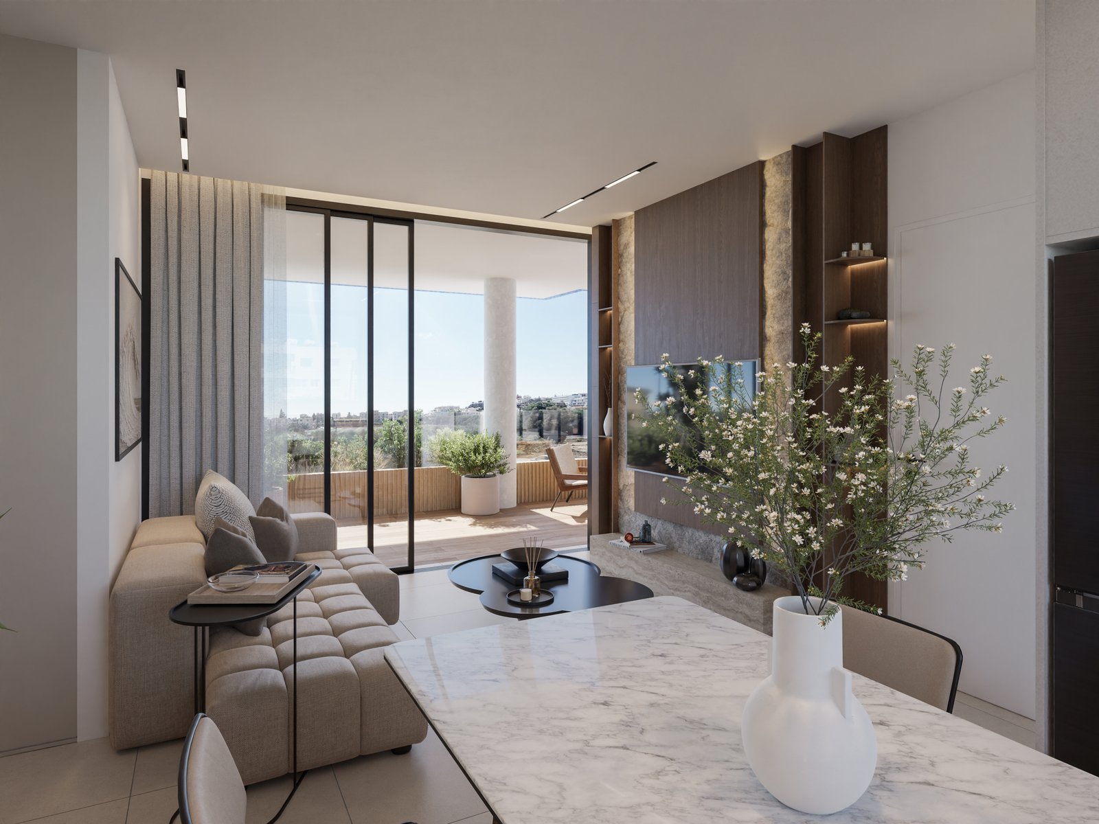 Modern One Bedroom Apartments in Tomb of Kings Paphos