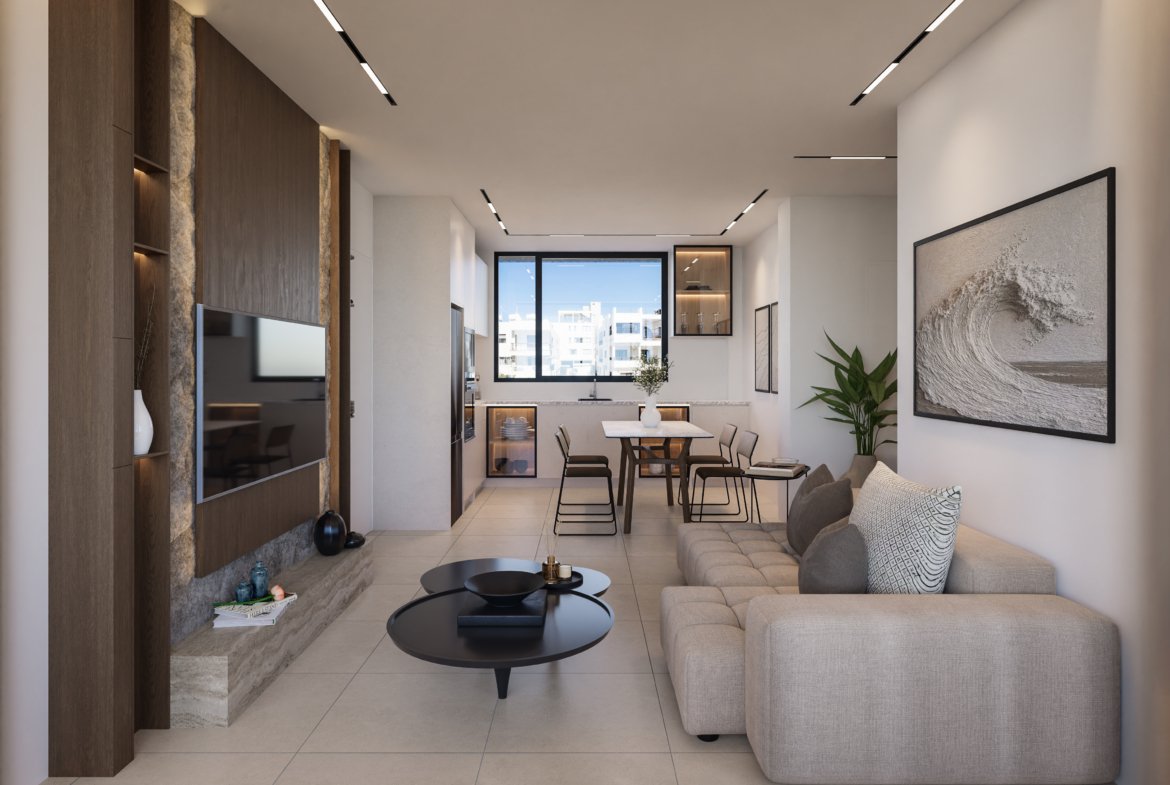 Modern One Bedroom Apartments in Tomb of Kings Paphos