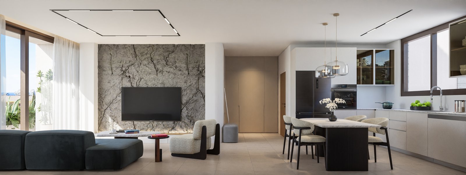 Modern Two Bedroom Apartments in Tomb of Kings Paphos